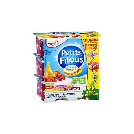 Petits Filous Panachés Aux Fruits 18X50G