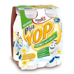 Yoplait 4X180G P Tit Yop Yaourt A Boire Vanille