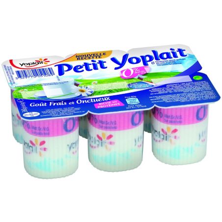 Yoplait 6X60G Fromage Frais Nature 0% Mg