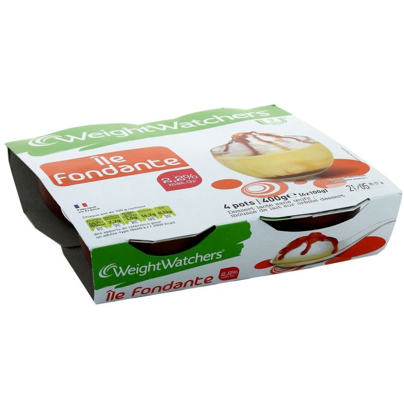 Yoplait 4X100G Ile Fondante