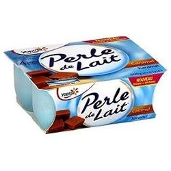Yoplait 4X125G Perle De Lait Caramel