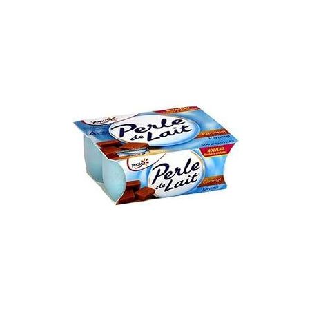 Yoplait 4X125G Perle De Lait Caramel
