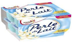 Yoplait 8X125G Perle De Lait Vanille