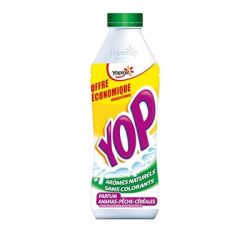 Yoplait 850G Bouteille Yaourt A Boire Yop Ananas/Peche/Cereales