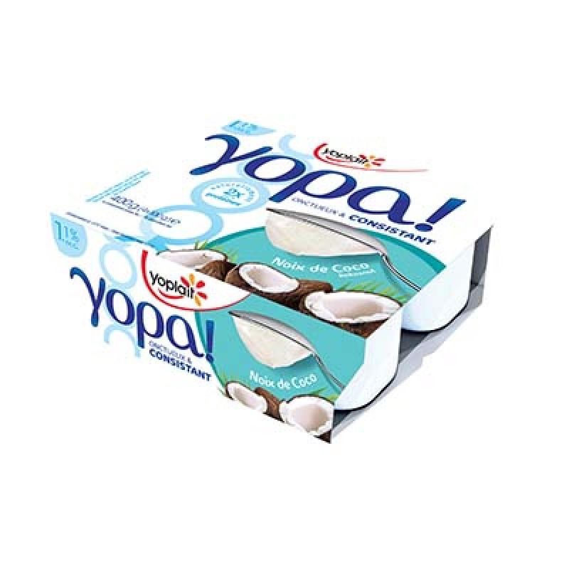 Yoplait 4X100G Yopa Coco 0%Mg