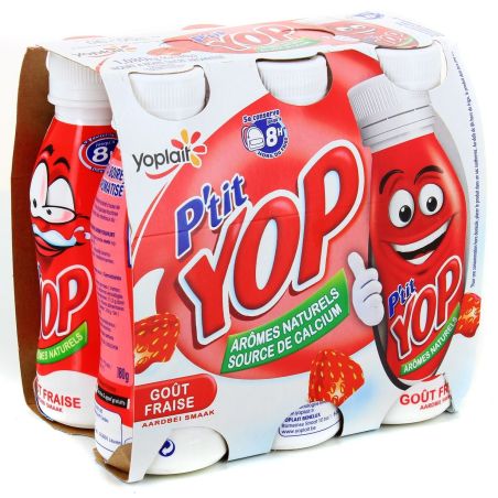 Yoplait P Tit Yop Yab Fraise 6X180G