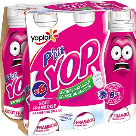 Yoplait Yopl.Ptit Yop Framboise 6X180G