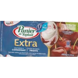 Yoplait Yop.Pan.Extra 0% Cerise 4X120G