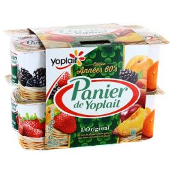 Yoplait Panier Fruits 12X125G