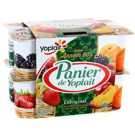 Yoplait Panier Fruits 12X125G
