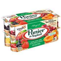 Yoplait Panier Fruits 16X125G