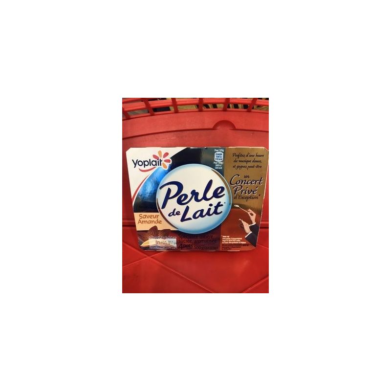 Yoplait Yop.Perle Lait Amande 4X125G