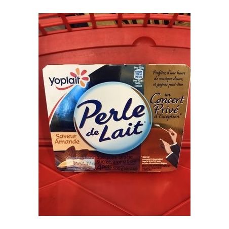 Yoplait Yop.Perle Lait Amande 4X125G