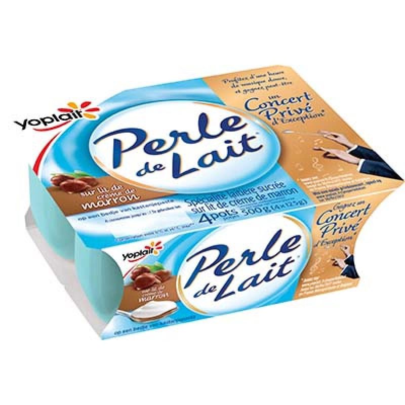 Yoplait Yopl.Perle Lt Cr.Marron 4X125G