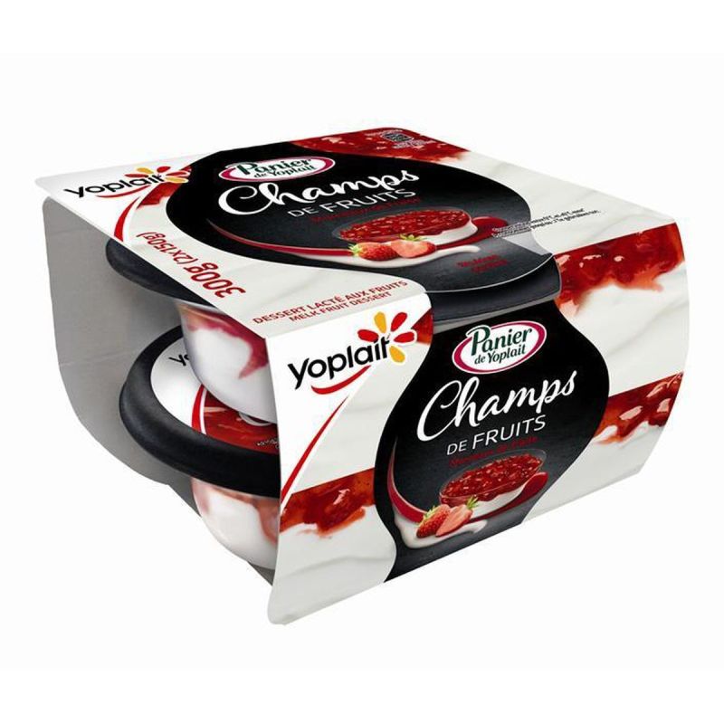 Yoplait Yopl.Pan.Champs Fraise 2X150G