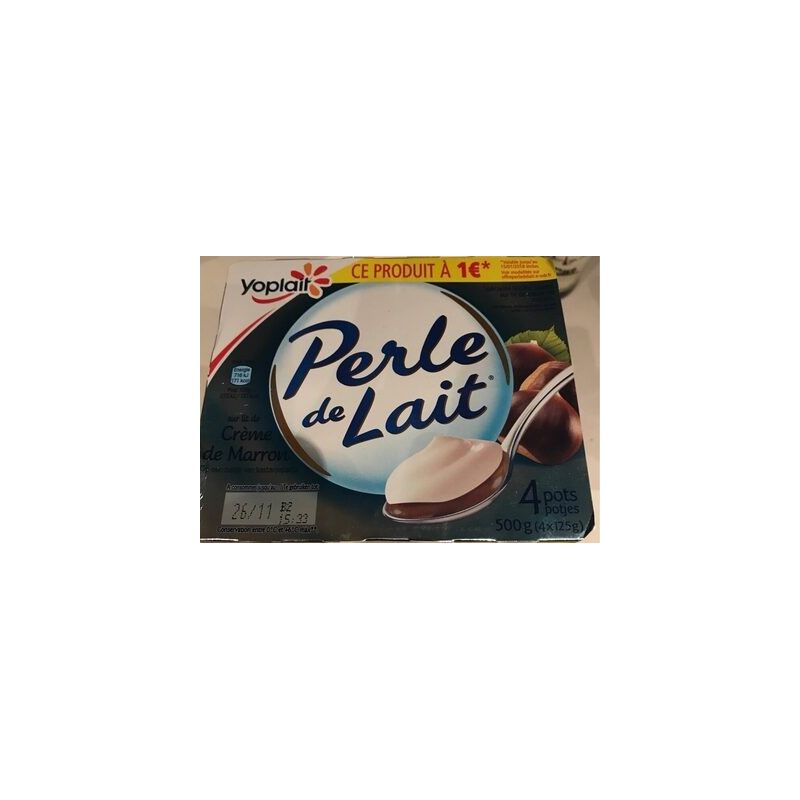 Yoplait Yopl.Perle Lt/Crem.Marr.4X125G