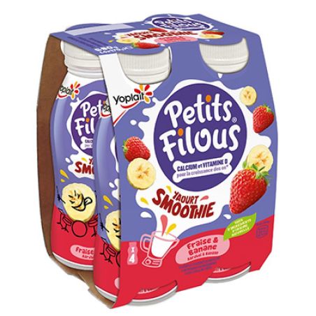 Yoplait Yrt Smoothie Fraise-Ban.4X170G