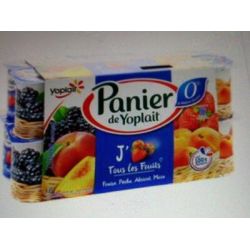 Panier De Yoplait 16X130G Yaourt Aux Fruits 0% Mg