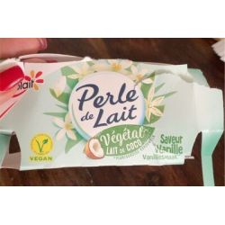 Perle De Lait 4X100G Spécialité Végétale Coco Vanille Yoplait