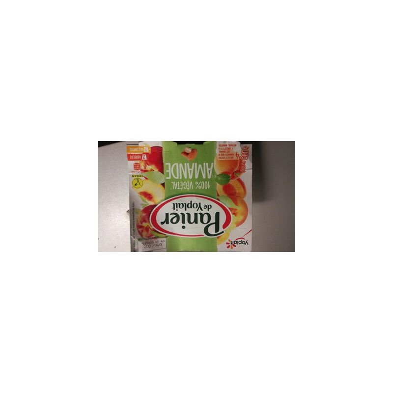 Panier De Yoplait 4X100G Spécialité Végétale Lait D'Amande Abricot