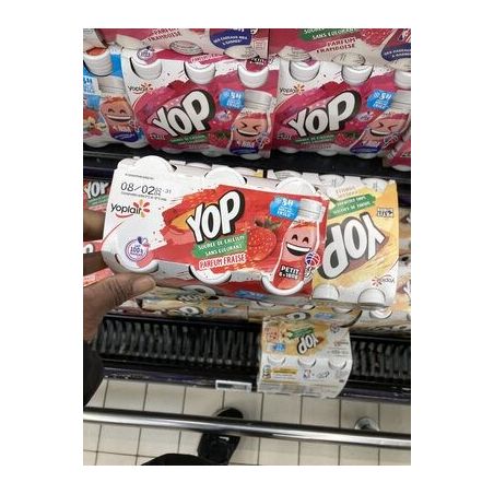 Ptit Yop 6X180G Yaourt À Boire Fraise P'Tit