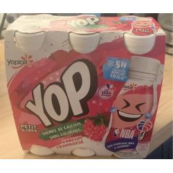 Ptit Yop 6X180G Yaourt À Boire Framboise P'Tit