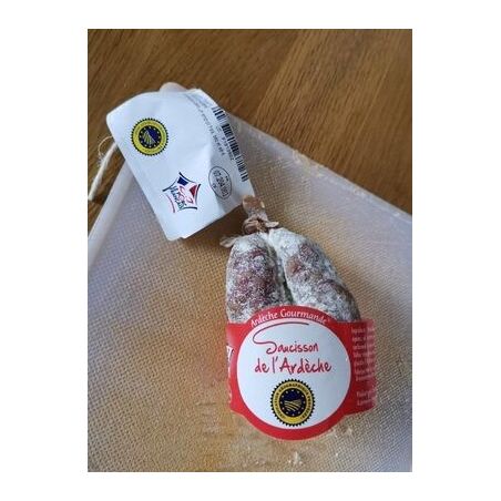 Ardeche Gourmande Saucisson Nature Pur Porc 250G