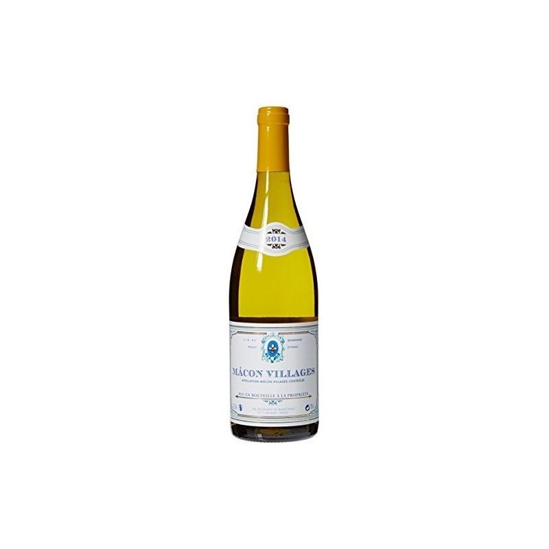 Fleur De Lys France Burgundy Vin Blanc Mâcon-Villages Aoc 2015 75 Cl Med.Argent Paris 2016