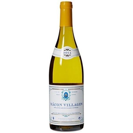 Fleur De Lys France Burgundy Vin Blanc Mâcon-Villages Aoc 2015 75 Cl Med.Argent Paris 2016