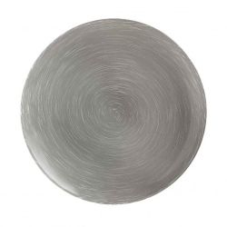 Luminarc Assiette Plate Grise 25 Cm Stonemania Grey