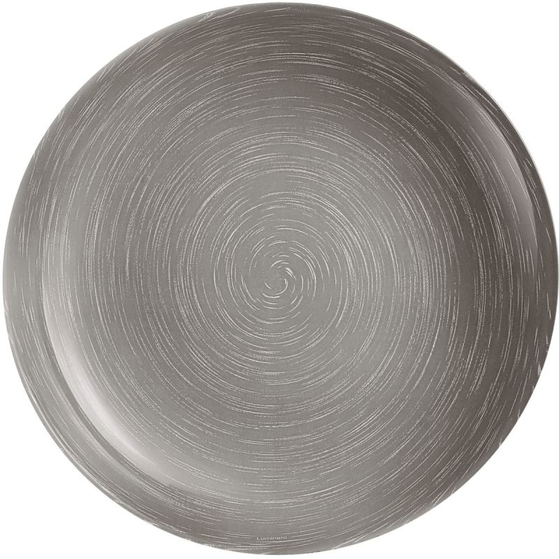 Luminarc Assiette Creuse Grise 20 Cm Stonemania Grey