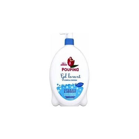 Poupina 750Ml Gel Lavant Corps/Cheveux