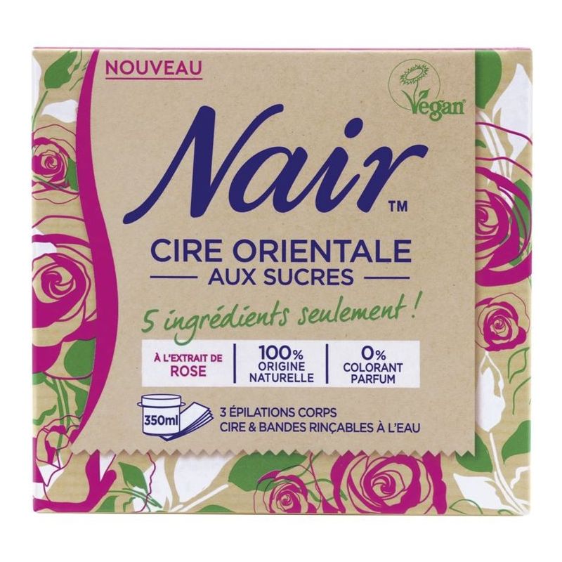 Nair Cire Orien.100%Natur350G