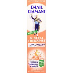 E.Diamant Email Diamant Mineral Therapist Dentifrice Soin Blancheur & Protection Gencives Arôme Menthe 75 Ml
