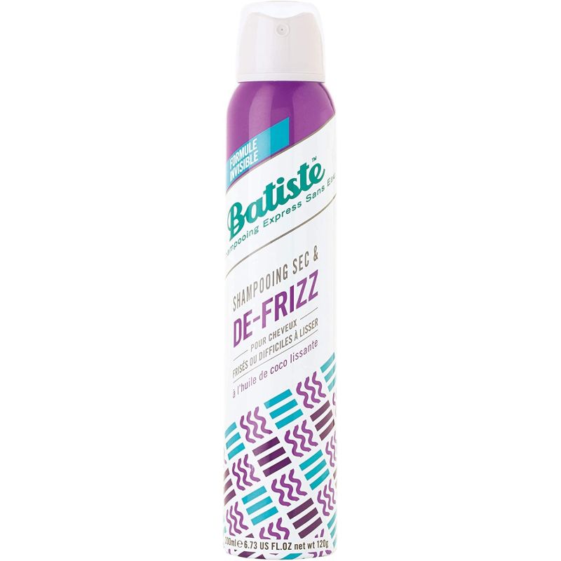 Batiste Shampooing Express Sans Eau - Sec & De-Frizz Pour Cheveux Frisés 200 Ml