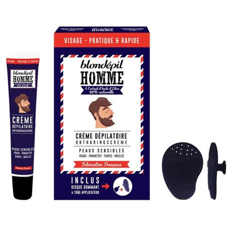 Blondépil Crème Dépilatoire Visage Homme 20Ml