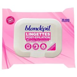 Blondépil Lingettes Post-Épilation Pour Peaux Sensibles 20 Pièces