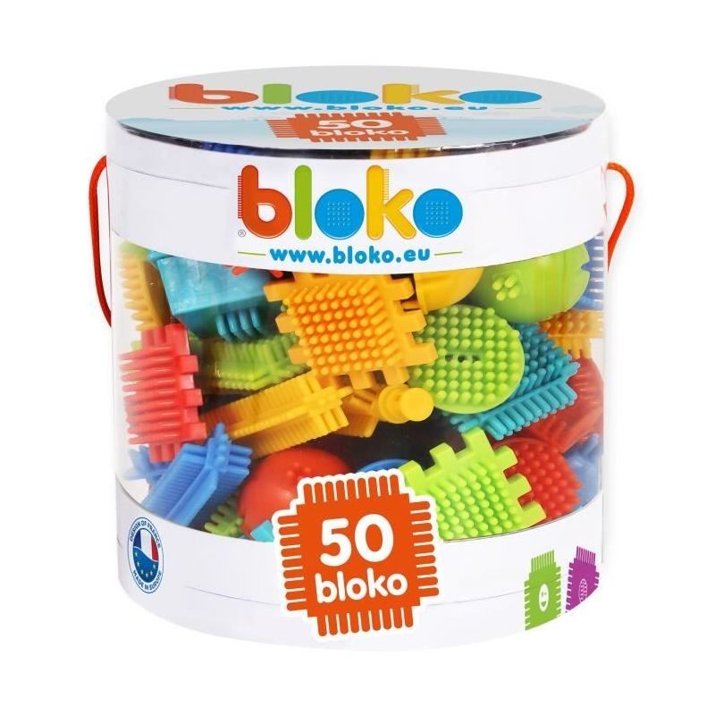 Bloko Tube De 50 Dès 12 Mois Jouet Construction