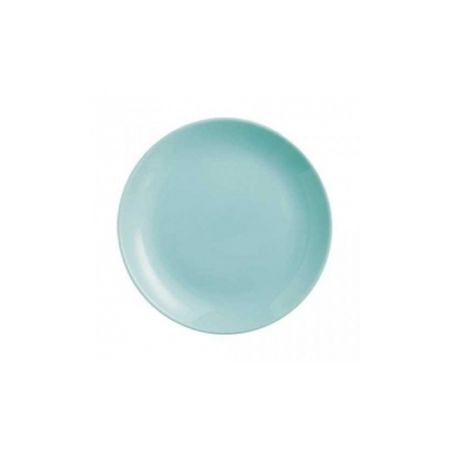 Luminarc Assiette Plate Verre Diwali Turquoise 19 Cm