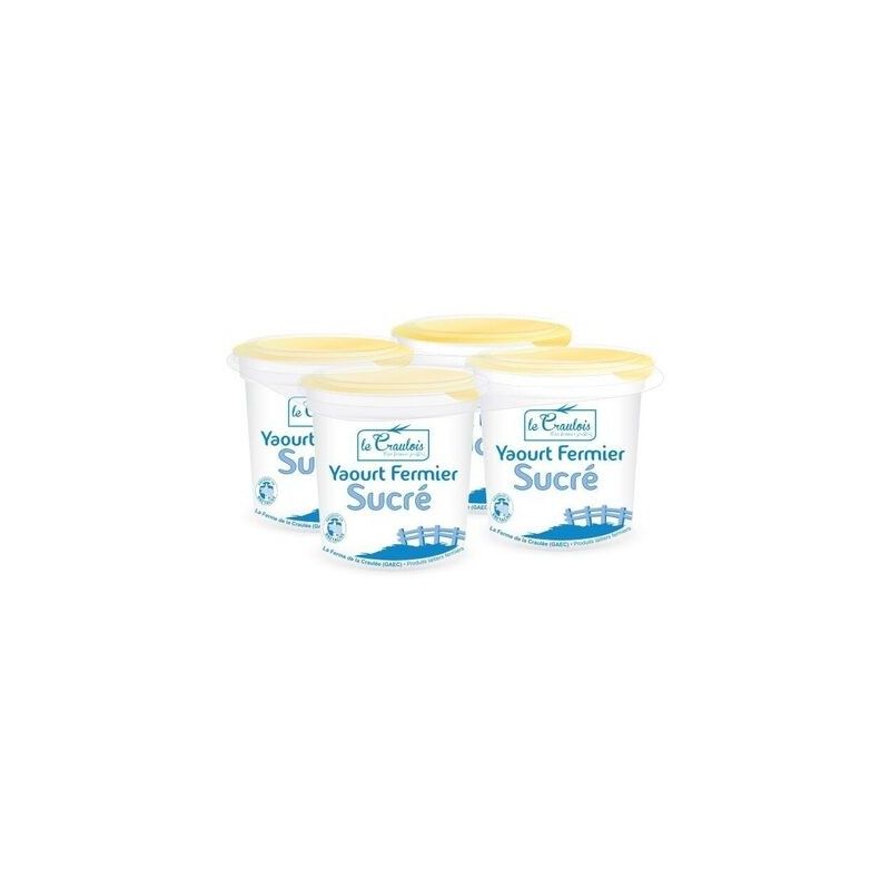 Craulois Yaourt Sucre 4X125 Gr
