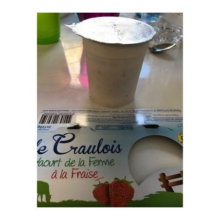Craulois Yaourt Fraise X2 250G
