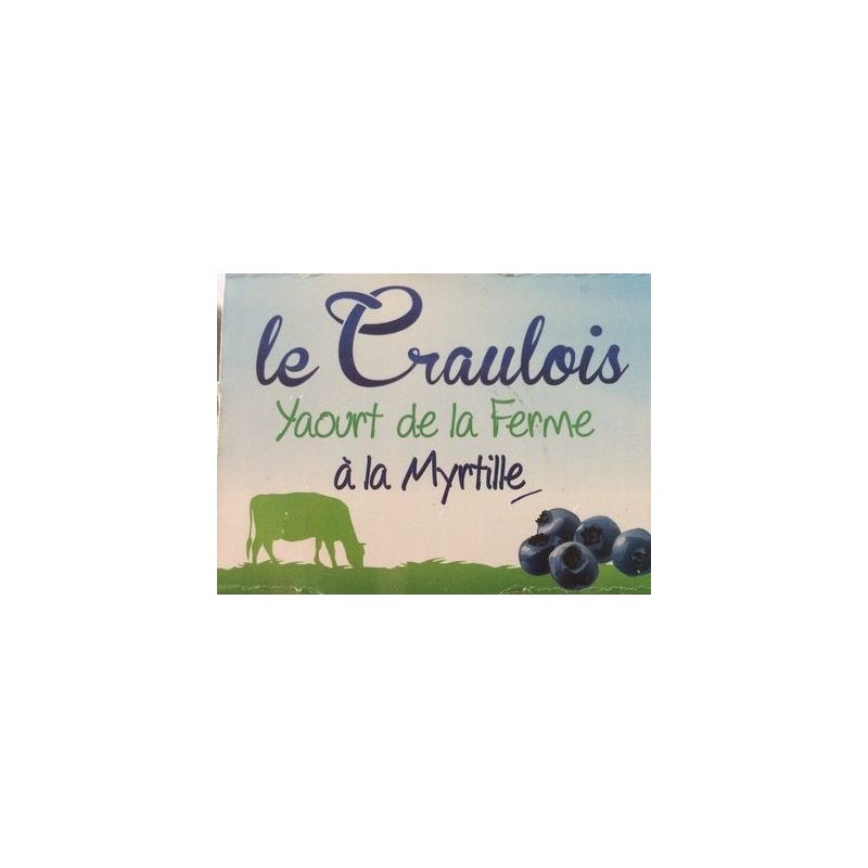 Craulois Yaourt Myrtillx2 250G