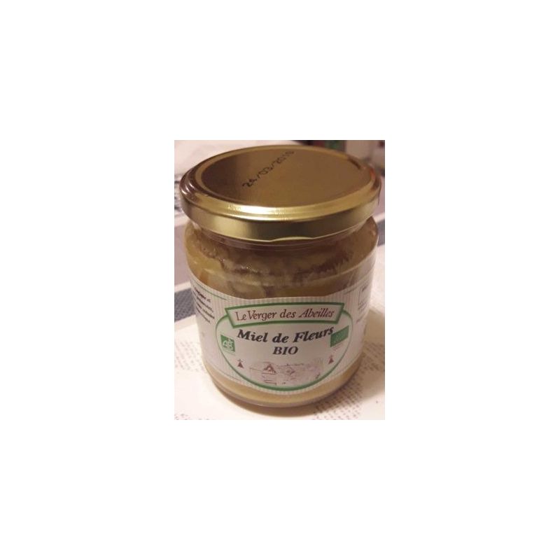 Le Verger Des Abeilles Verg.Ab.Miel Fleurs Bio 350 Gr