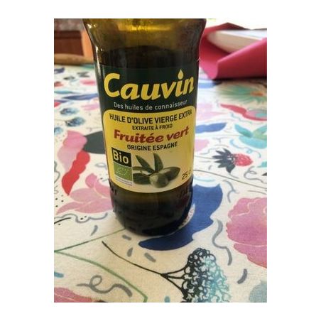 Cauvin 25Cl Huile Olive Vierge Fruitee Bio