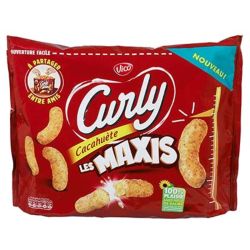 Vico Biscuits Apéritifs Curly Les Maxis Cacahuètes : Le Paquet De 200 G