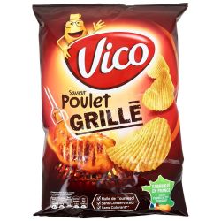 Vico Chips Ondule Grill Poulet 120G