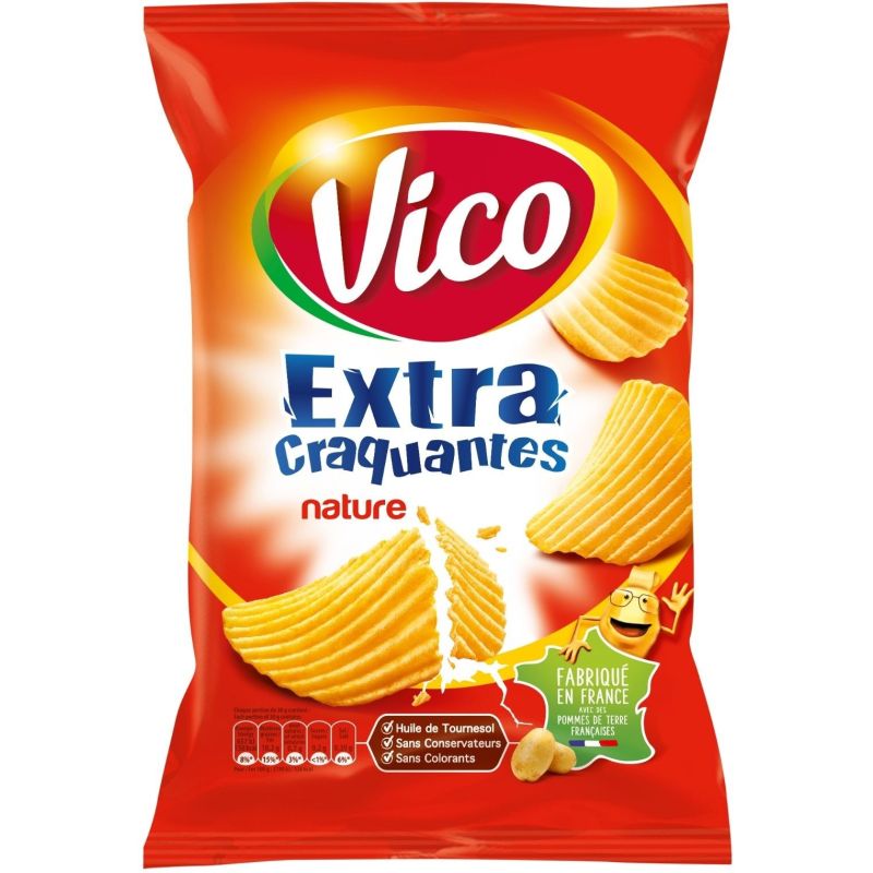 Vico Chips Extra Craquantes Nature 45G