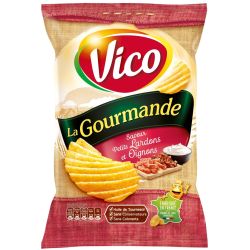 Vico Chips La Gourmande Lardons & Oignons 120 G