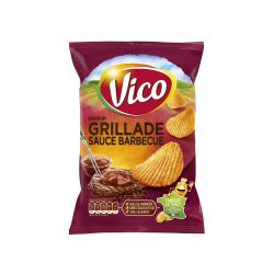 Vico Chips Grillade Sauce Barbecue : Le Paquet De 120G