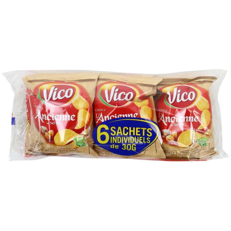 Vico Chips Anc.Sel Mpk 6X30G